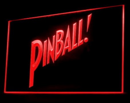 Pinball Play Now LED Neon Sign